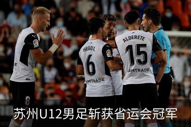 苏州U12男足斩获省运会冠军